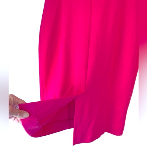 Vintage Clues Collection Barbie Pink Yellow Sleeveless Knee Length Dress Size M - Picture 5 of 10